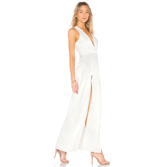 Naomi Gown in Ivory by Lovers + Friends - Picture 2 of 16